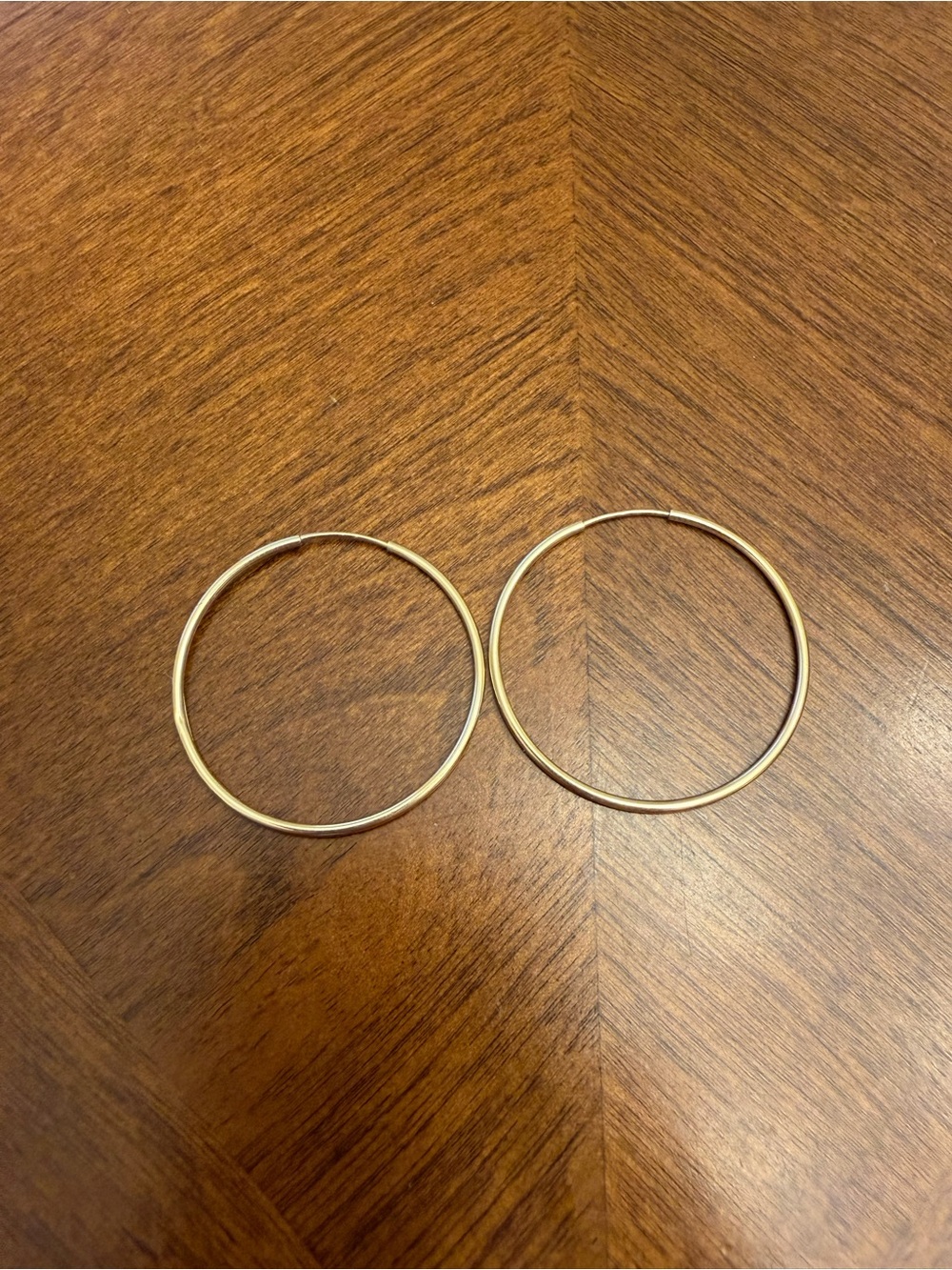 enewton Classic Gold filled 1.25” EndlessHoop Earrings - Elegant Women's Jewelry - Picture 2 of 4